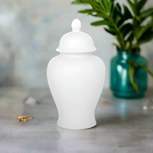 Darmelle Matte Ceramic Temple Jar