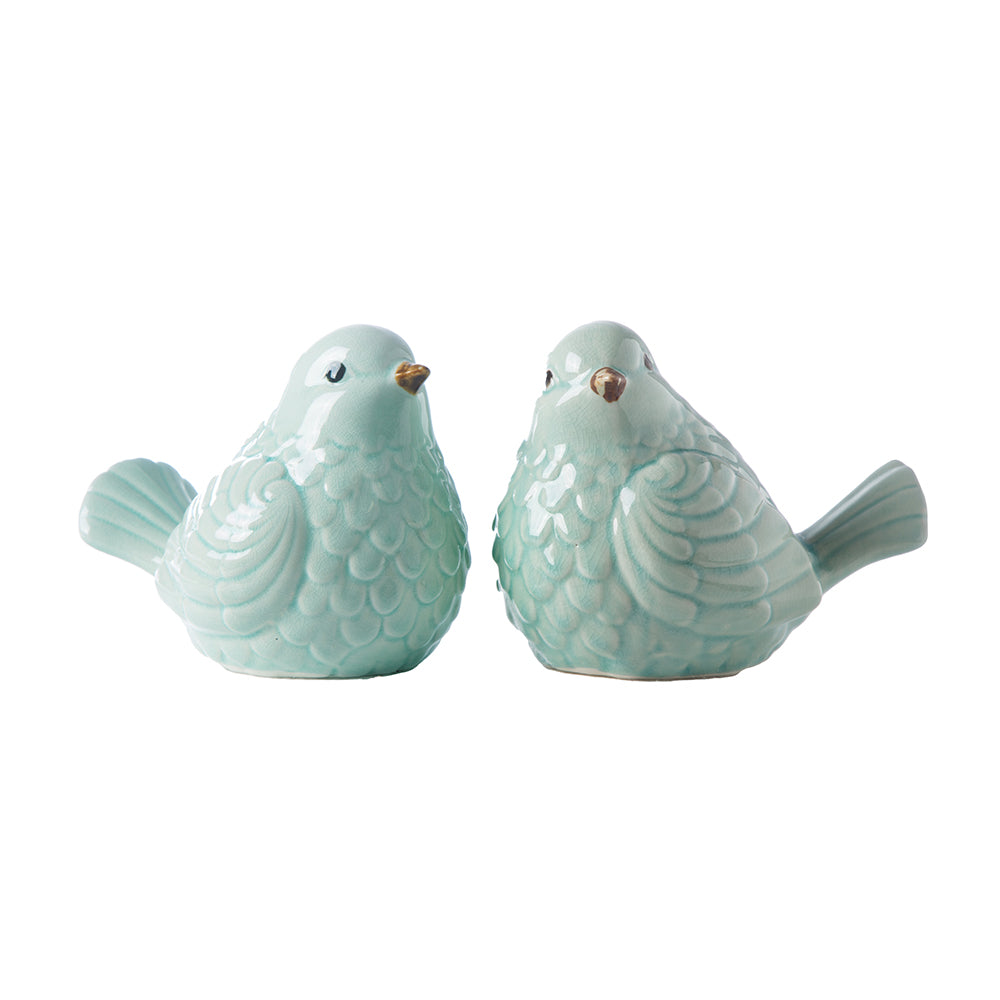 Elric Ceramic Bird Figurines (Set of 2)