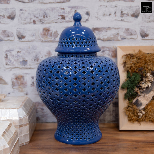 Jette Pierced Bellied Temple Jar