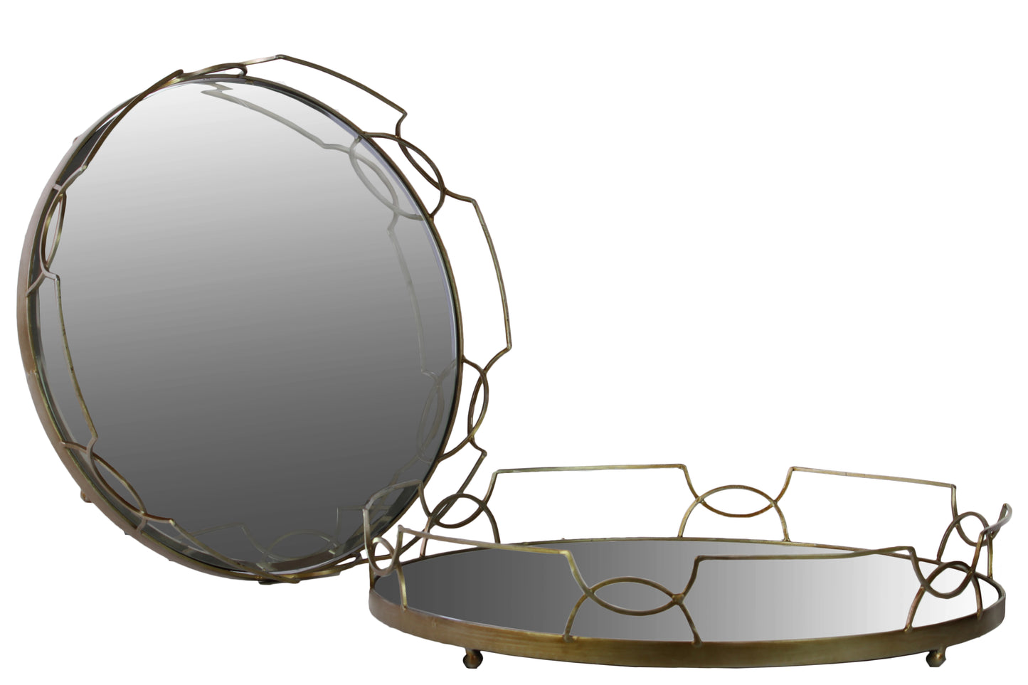 Metal Tray Metallic Finish