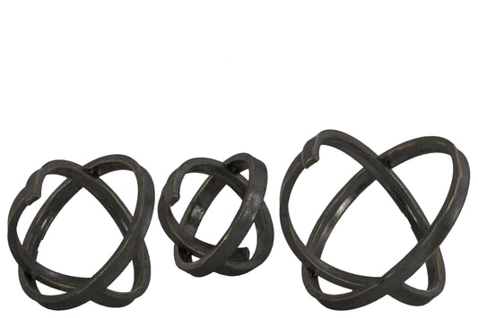 Metal Sculpture Metallic Finish