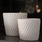 Ceramic Round Pot Matte Finish White-6.00"H -202