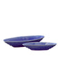 Braylin Ceramic Reactive Glaze Boat Tray Set (Set of 2)