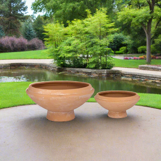 Florza Round Flower Pot Set
