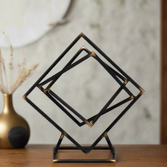 Veyra Tangled Squares Accent Decor